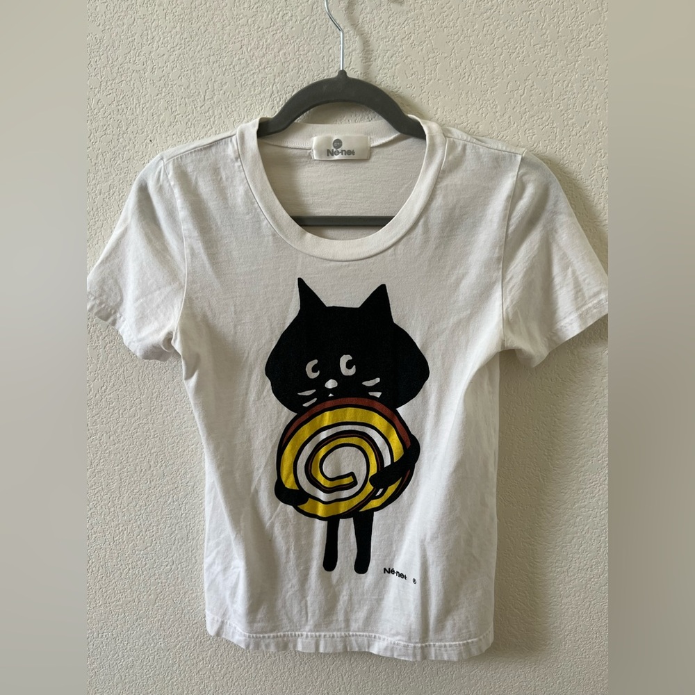 Issey Miyake Ne-net Short Sleeve Printed T-shirt XS